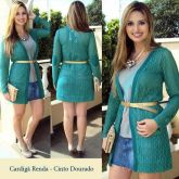 Cardigãn de Renda